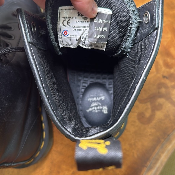Dr Martens 1460 Slip Resistant Leather Lace Up Docs Boots - Picture 5 of 7